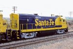 Santa Fe SF30B rebuild ATSF 7200 waits for meet at Ponto.